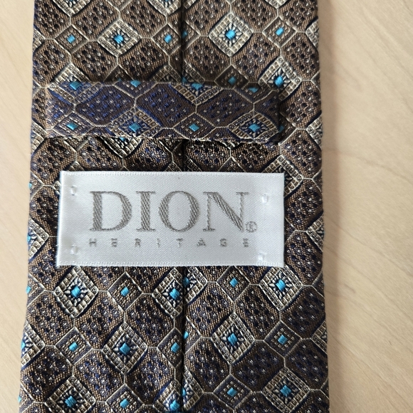 NWT! 🇨🇦DION Brown and Blue Tid - Picture 3 of 6